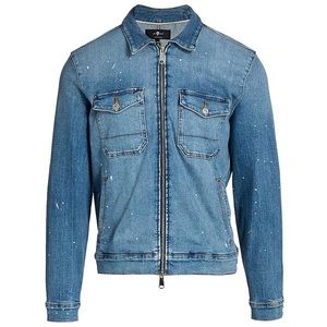 7 jeans denim jacket modern fit